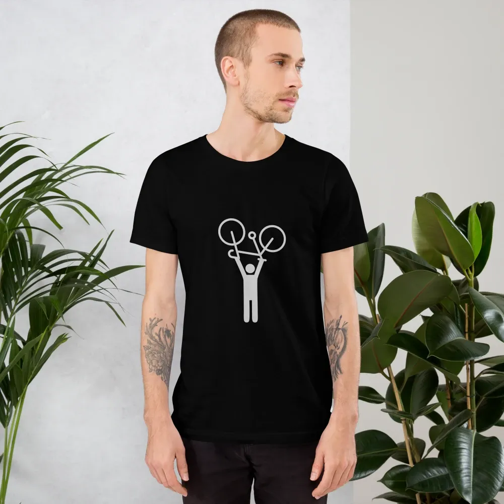 Men&#39;s T-shirt, Black, &quot;Hands-up&quot;