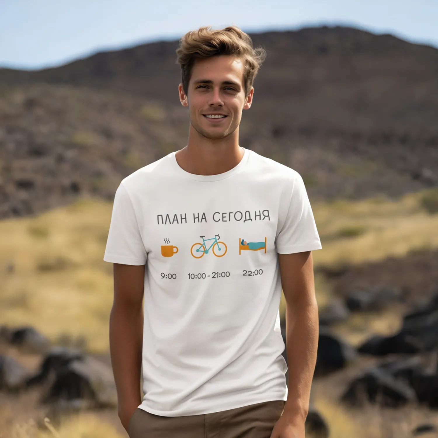 Men&#39;s T-shirt, &quot;Plan&quot; RU (5 colors)