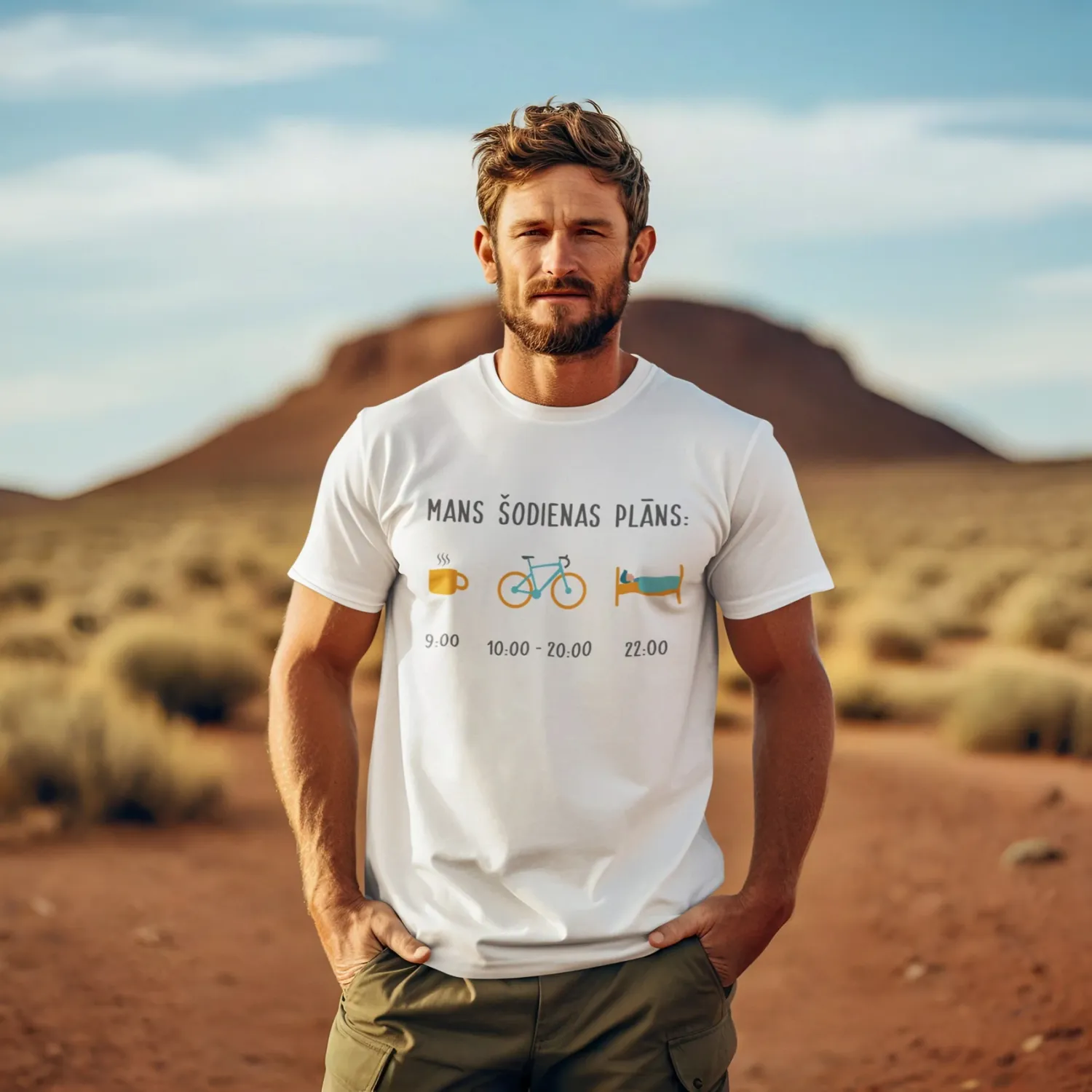 Men&#39;s T-shirt, &quot;Plan&quot; LV (5 colors)