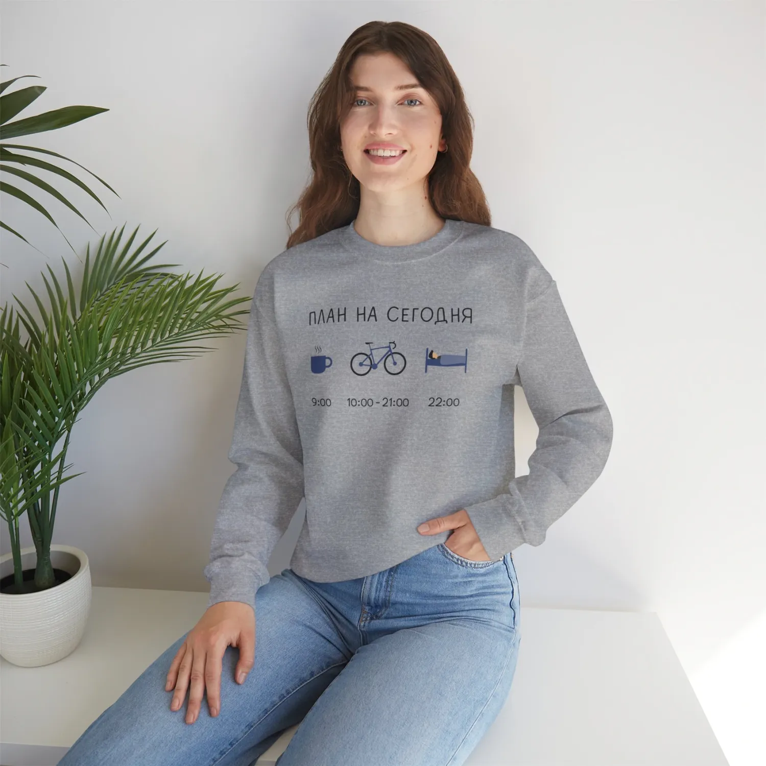 Women&#39;s Premium Sweatshirt, &quot;Plan&quot; RU (3 colors)