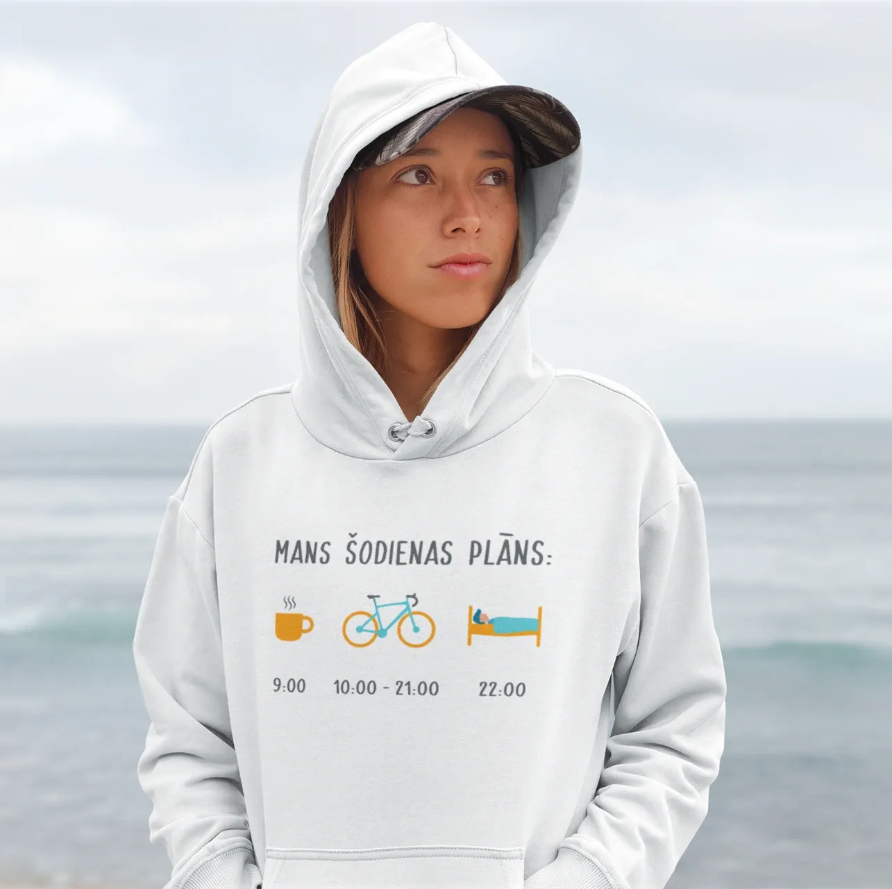 Women&#39;s hoodie, &quot;Plan&quot; LV (5 colors)
