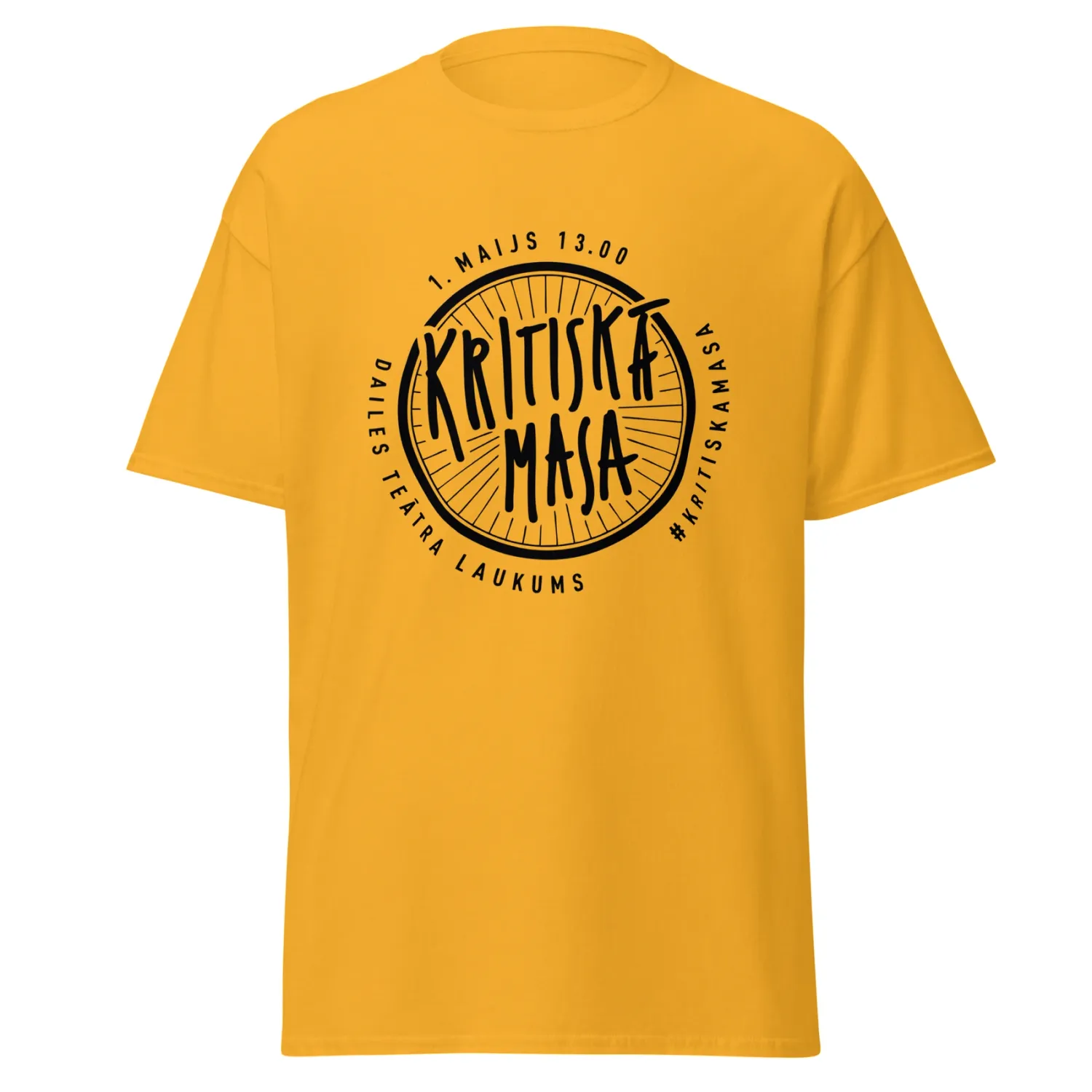 Unisex basic T-shirt, &quot;Critical mass&quot; LV (8 colors)