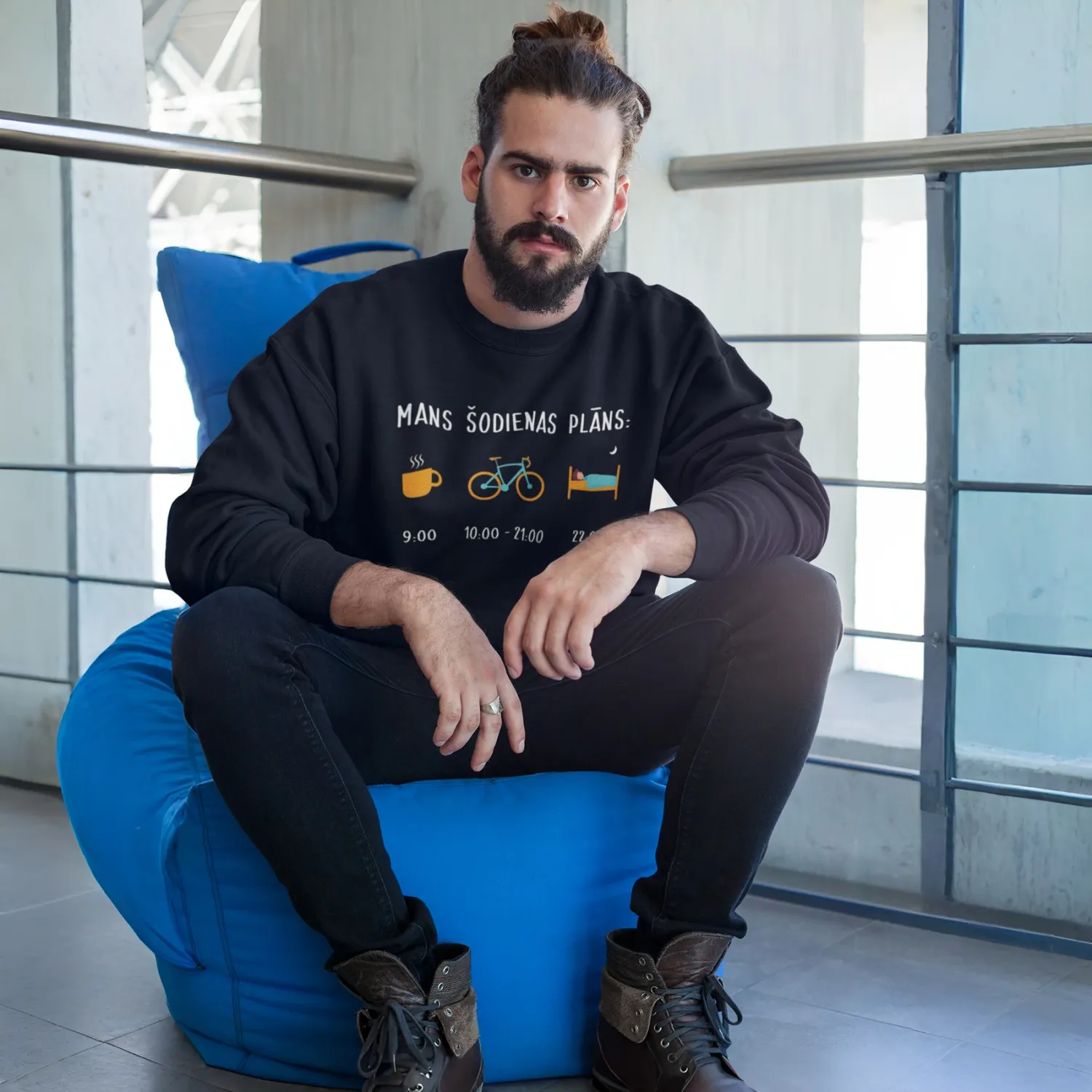 Sweatshirt &quot;Plan for today&quot;.