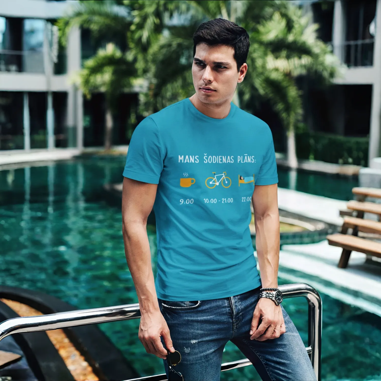 T-shirt &quot;Plan for today&quot;.