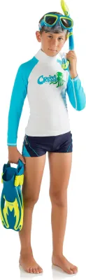 Cressi Octopus Rashguard Shirt Junior - Long Sleeve