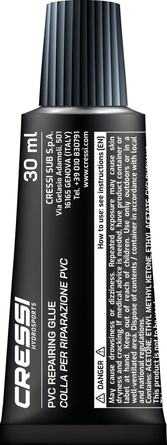 Cressi PVC Repairing Glue – Polyurethaan Lijm voor PVC Reparaties (30 ml)