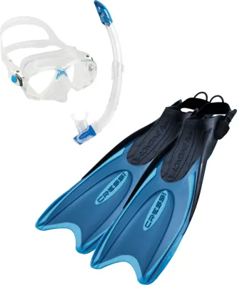 Cressi Palau Snorkel Set – Vinnen, Snorkel en Masker