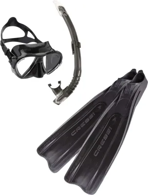 Cressi Pro Star Snorkel Set – Vinnen, Snorkel en Masker