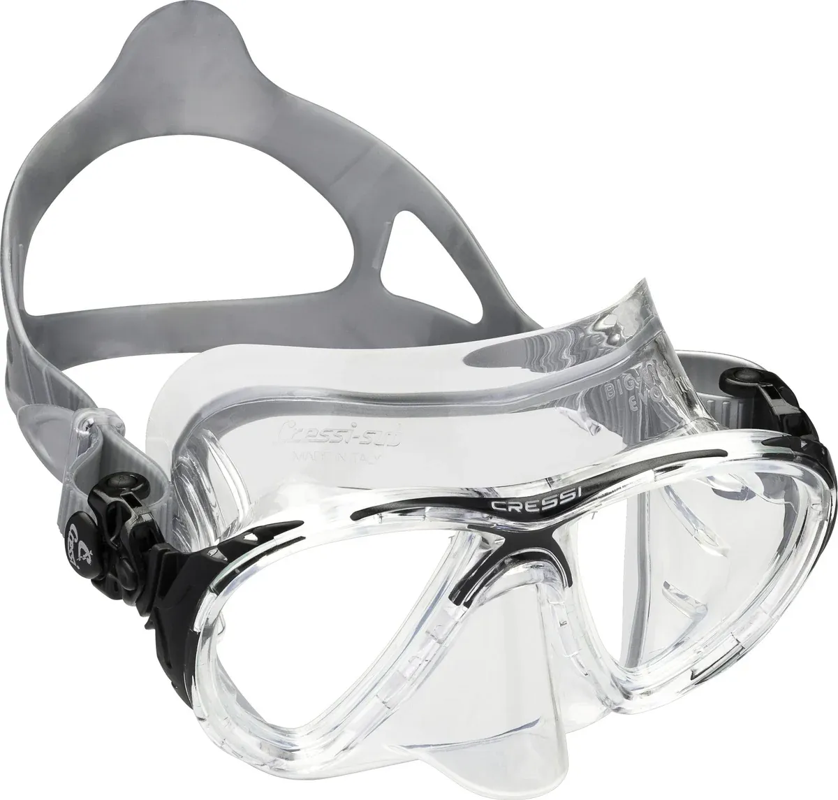 Cressi Big Eyes Evolution Crystal Mask – Hoogwaardig Duikmasker met Crystal Siliconen