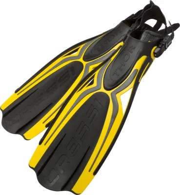 ​Cressi Thor EBS Fins – Duikvinnen met Elastisch Bungee Systeem (Open Heel)