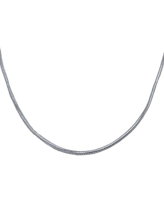 Ketting |  Simple Round | Zilver| Stainless steel