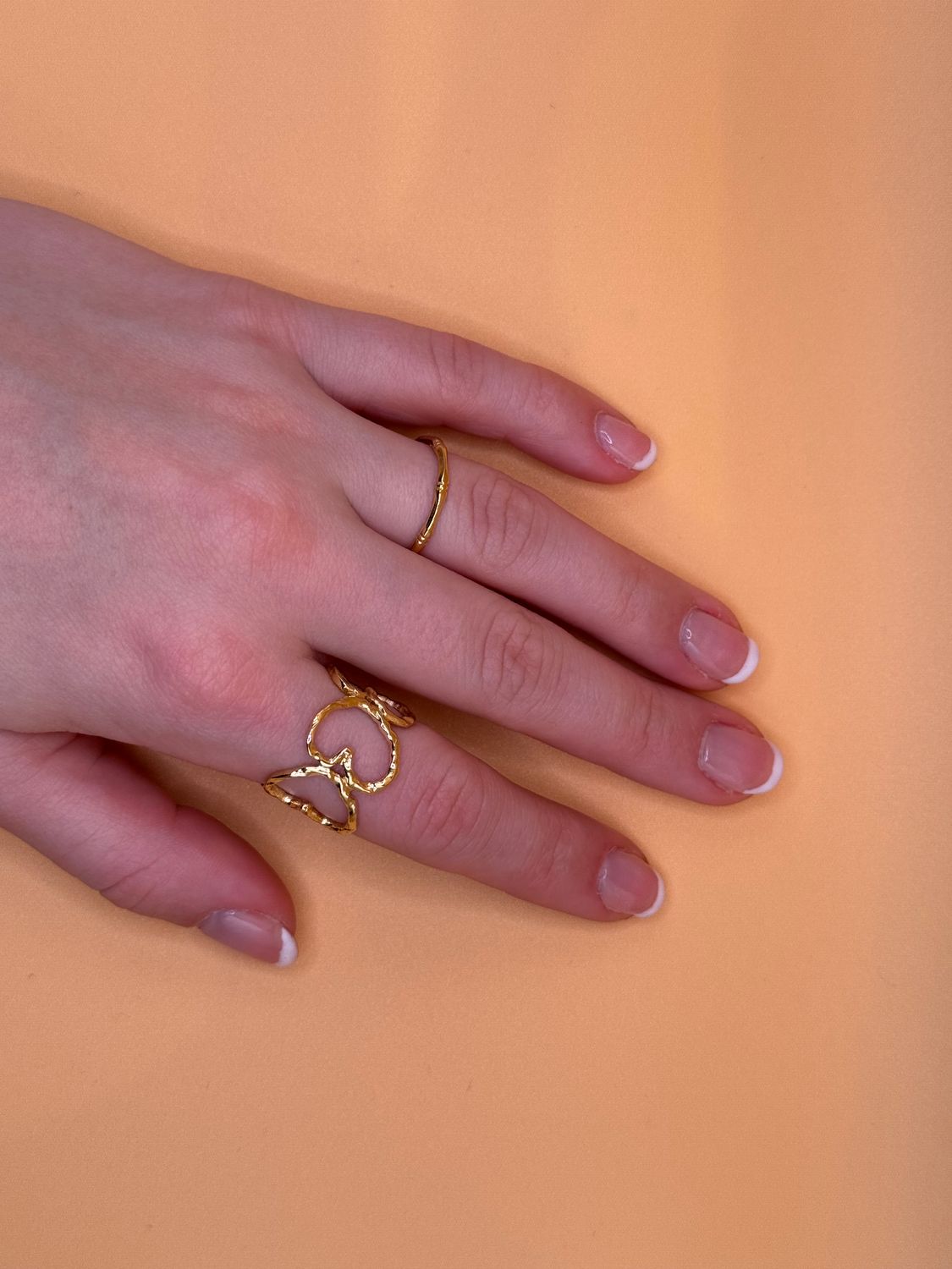 Ring | Fijn | Goud | Stainless Steel