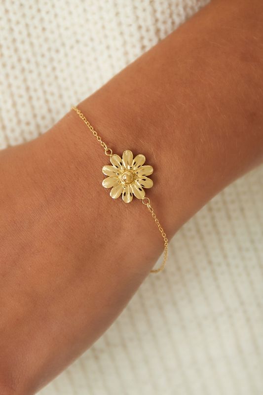 Armband | Blossom Bliss | Goud |Stainless Steel