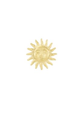 Gouden stainless steel sunshine pin