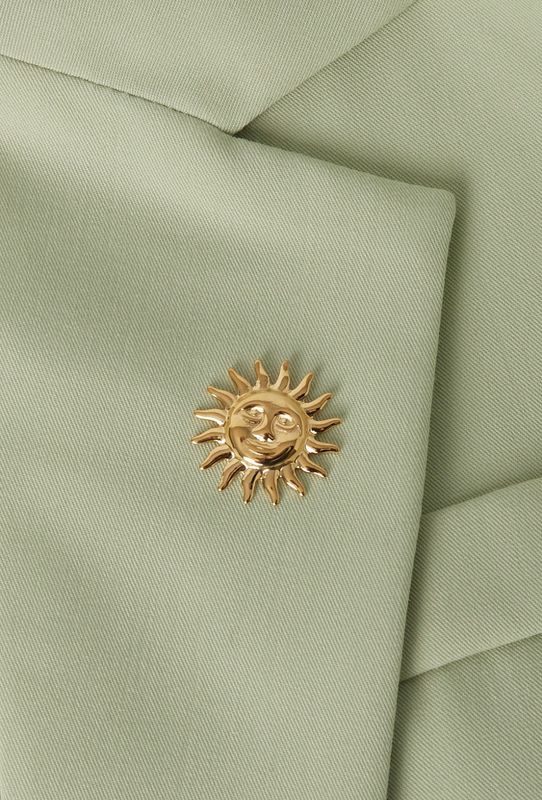 Pin | Sunshine | stainless steel | Goud Pin | Sunshine | stainless steel | Goud
