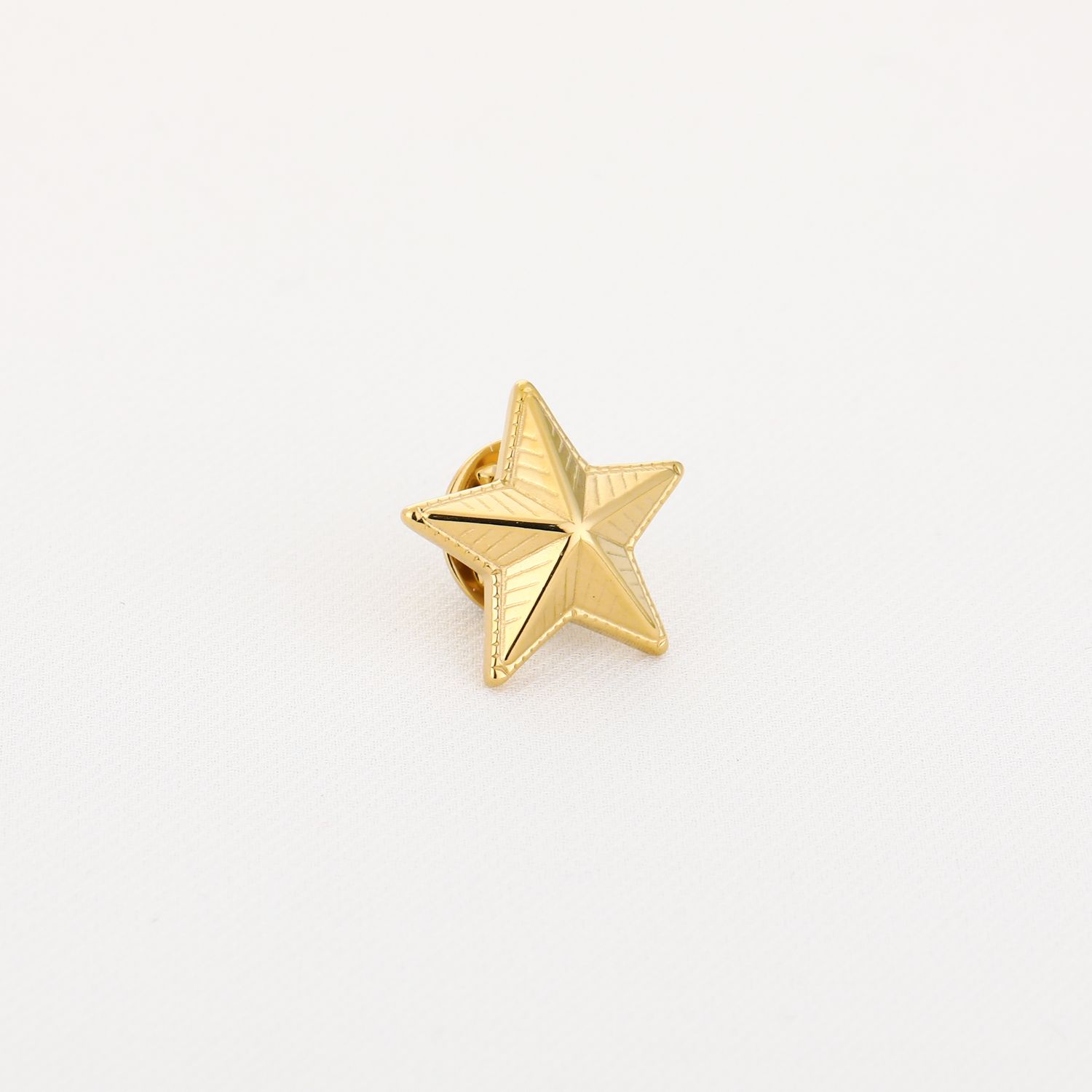 Gouden stainless steel ster pin