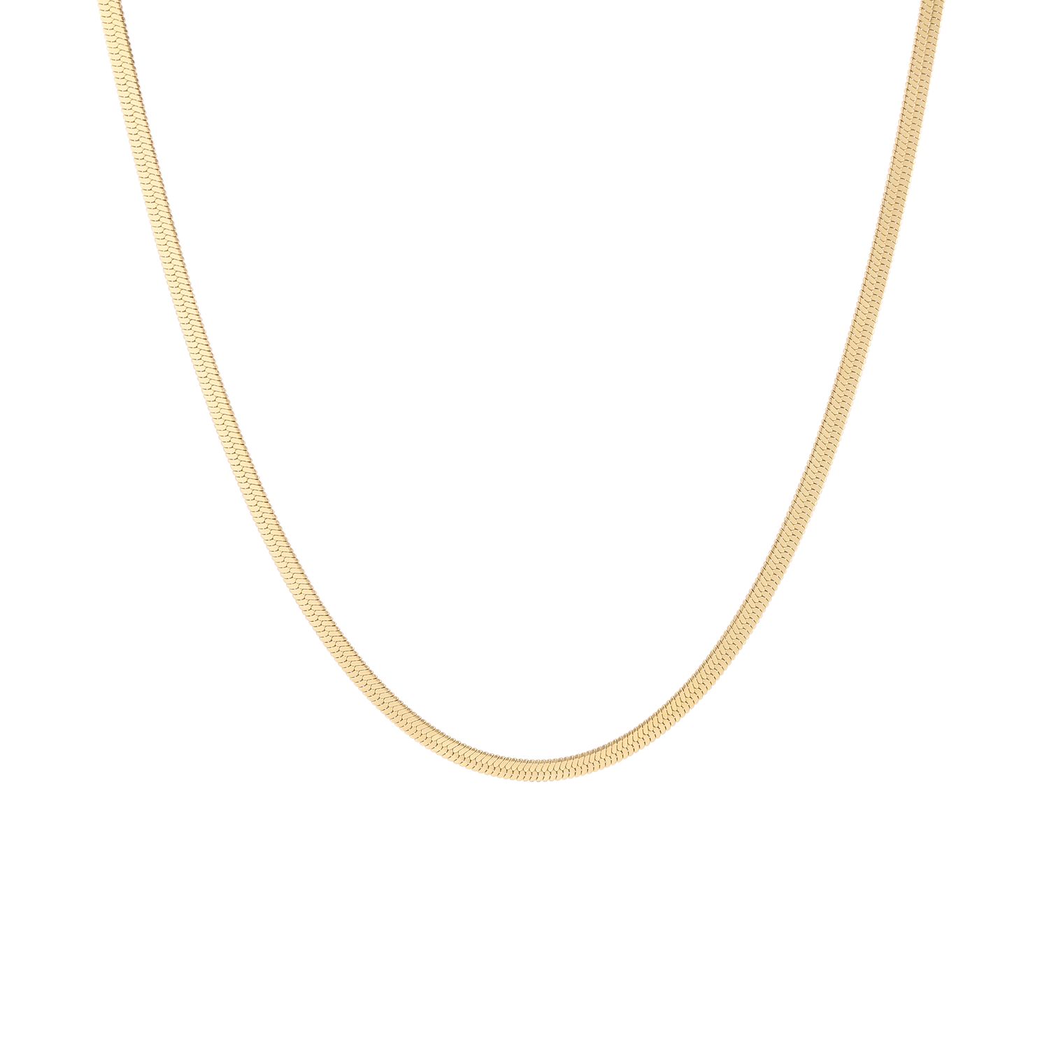Gouden snake ketting