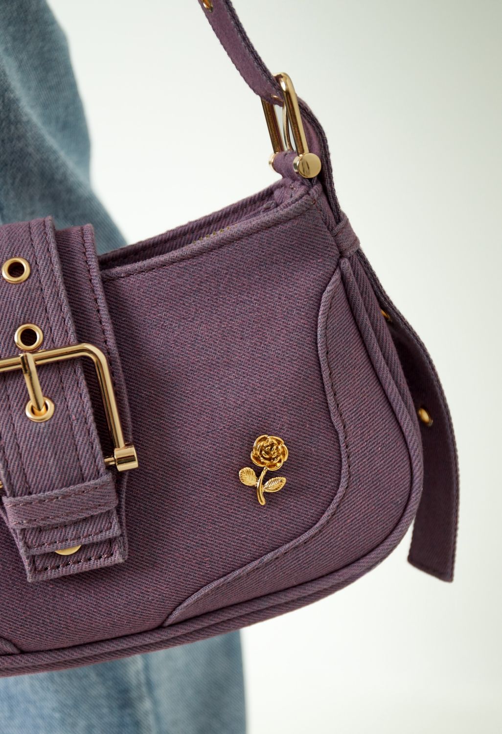 Pin | Rose | Stainless steel | Goud