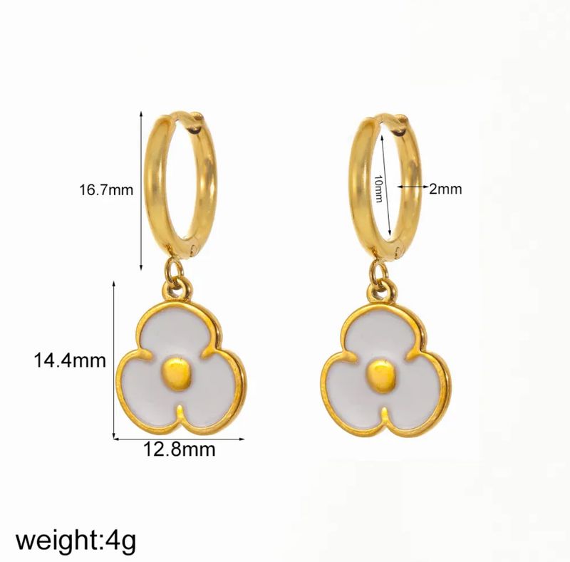 Oorbellen | Daily Flower | Goud | Stainless steel