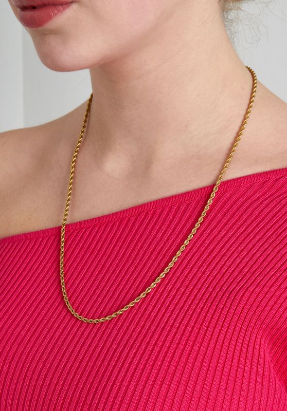 Ketting | Gedraaide | Goud | Stainless steel