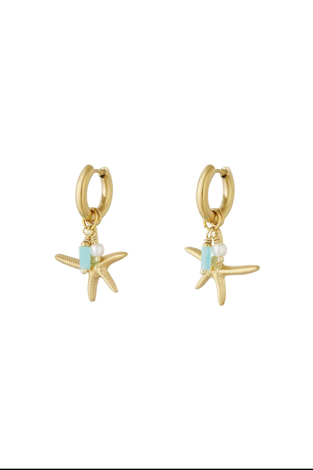 Oorbellen | Star of the sea | Goud | Stainless steel