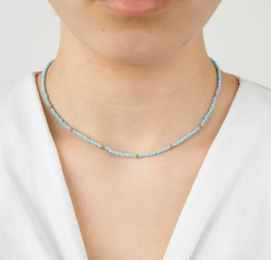 Ketting | Ocean Glimmer | Light Blue