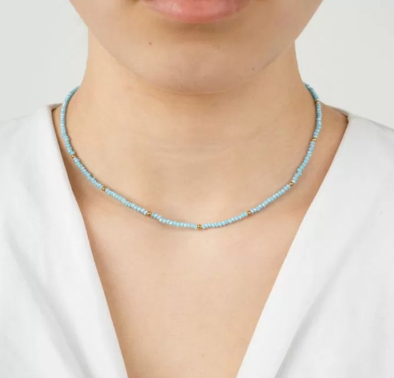 Ketting | Ocean Glimmer | Light Blue