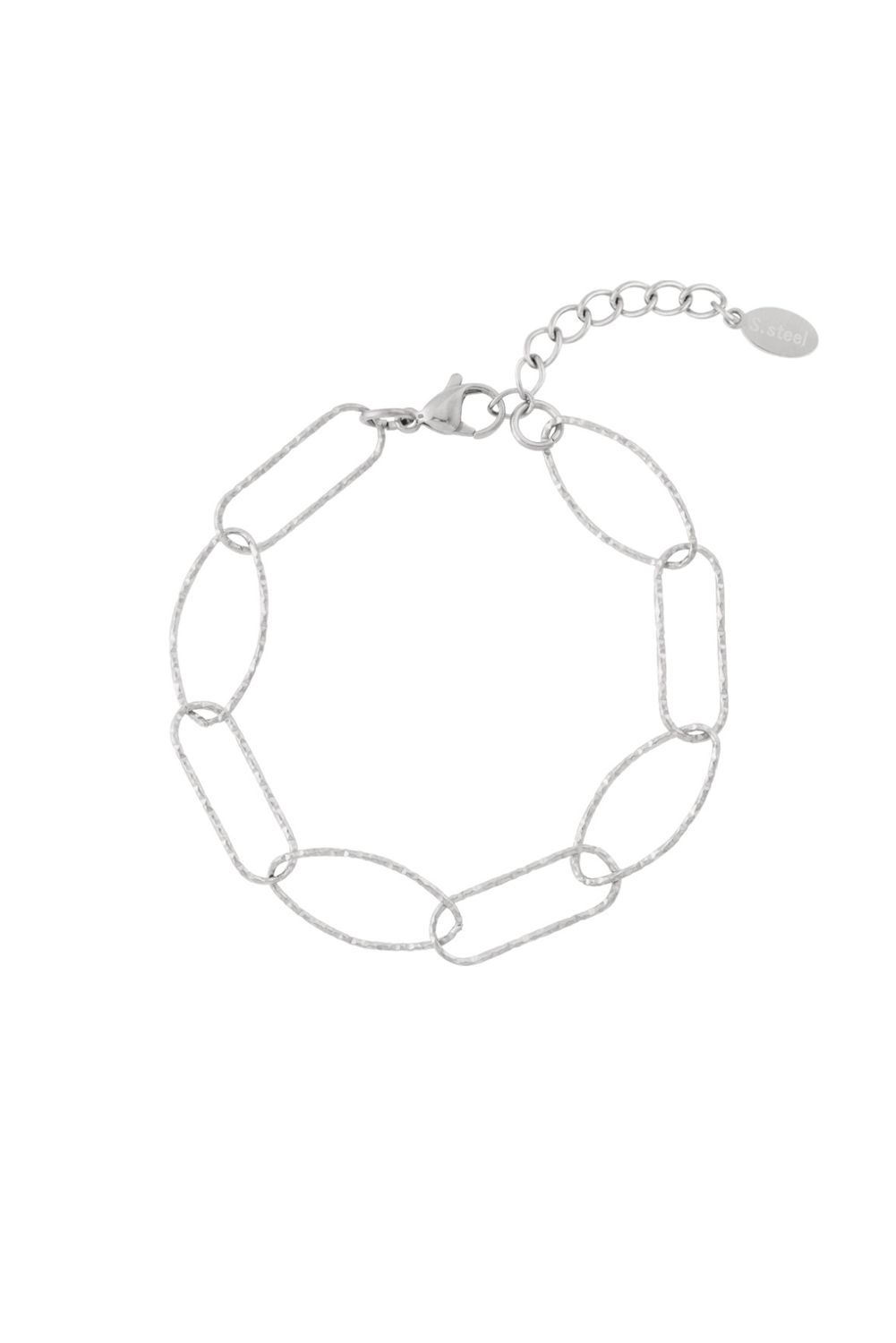 Armband | Chain Daily | Zilver | Stainless steel