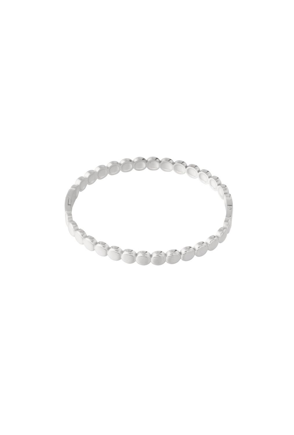 Armband | Circled | Zilver | Stainless steel