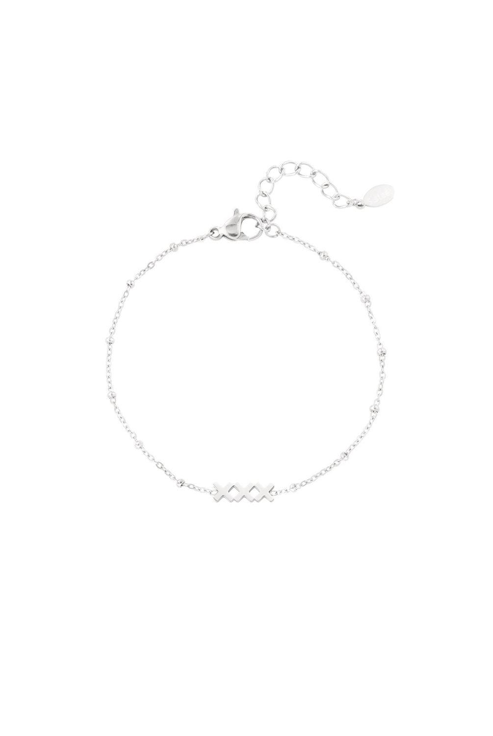 Armband | XXX | Zilver | Stainless steel