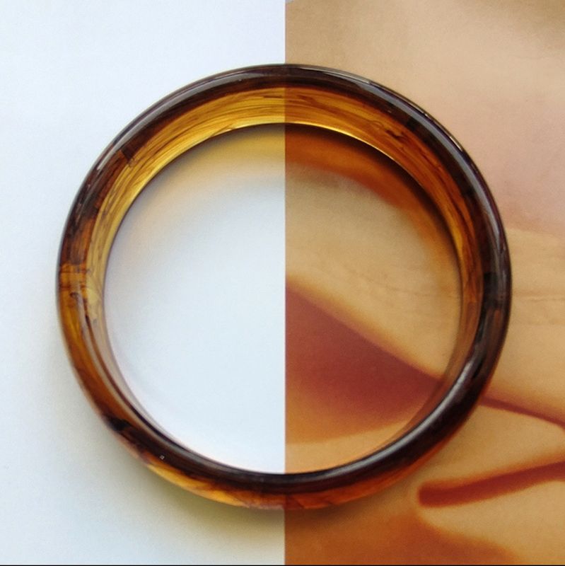 Armband | Acrylic | Brown
