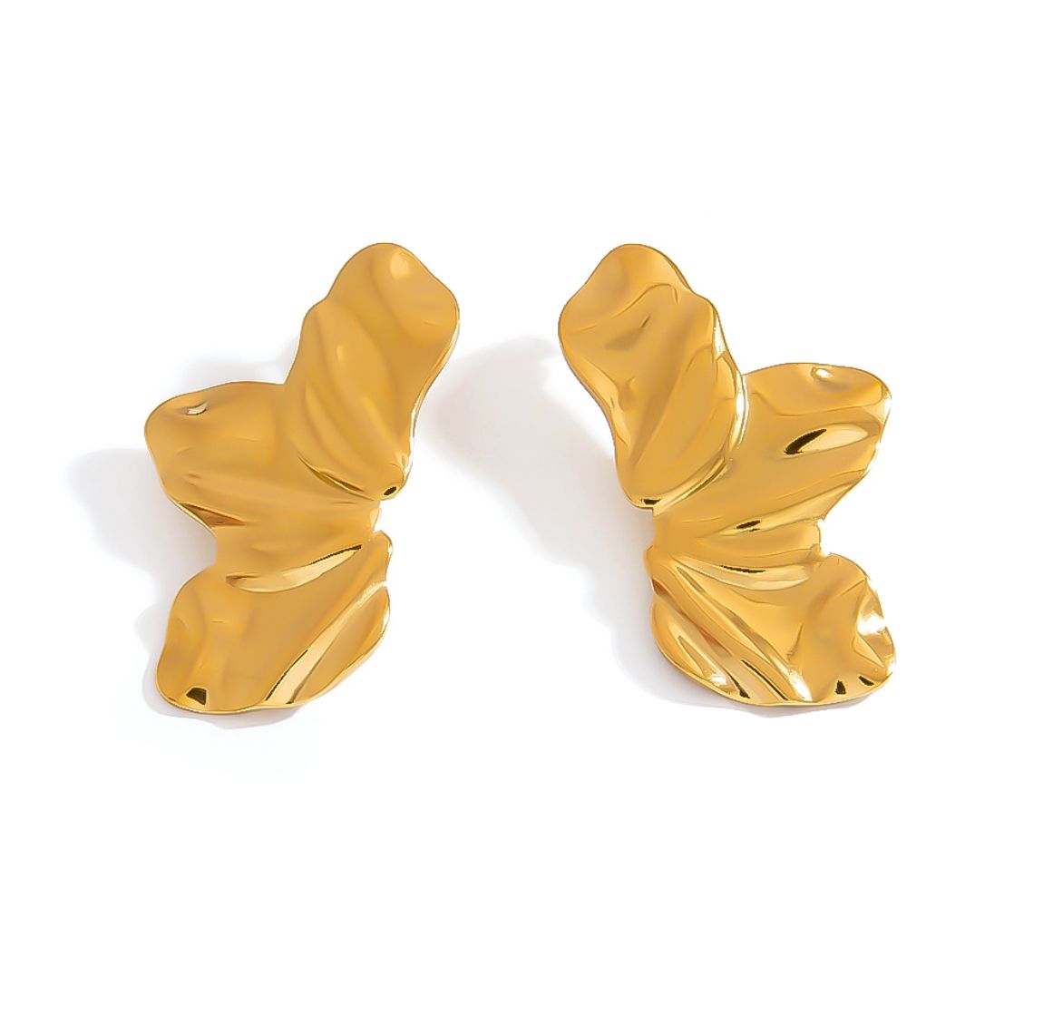 Oorbellen | Flower | Goud | Stainless steel