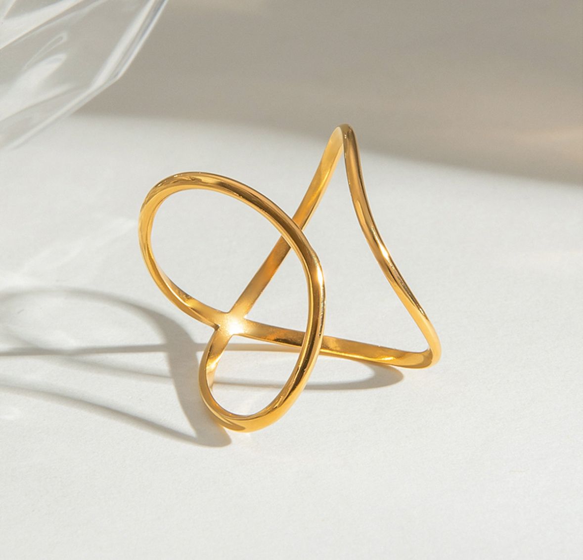 Ring | Minimalistisch | Goud | Stainless steel