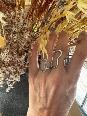 Ring | Irregular | Zilver | One size | Stainless steel