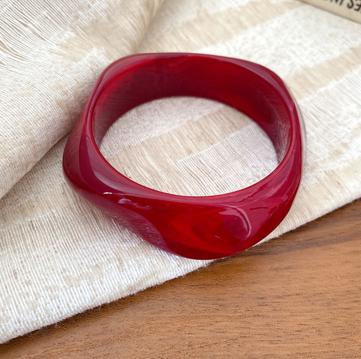 Armband | Acrylic | Red