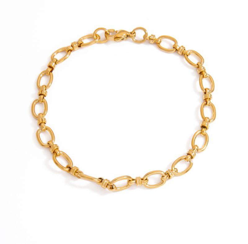 Armband | Hazel | Goud  Stainless steel