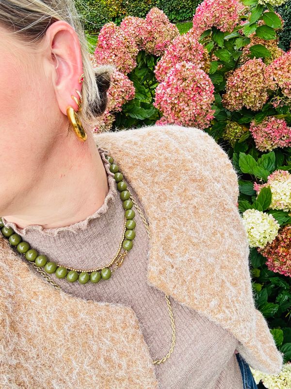 Halsketting | Kauwgomballen | Green