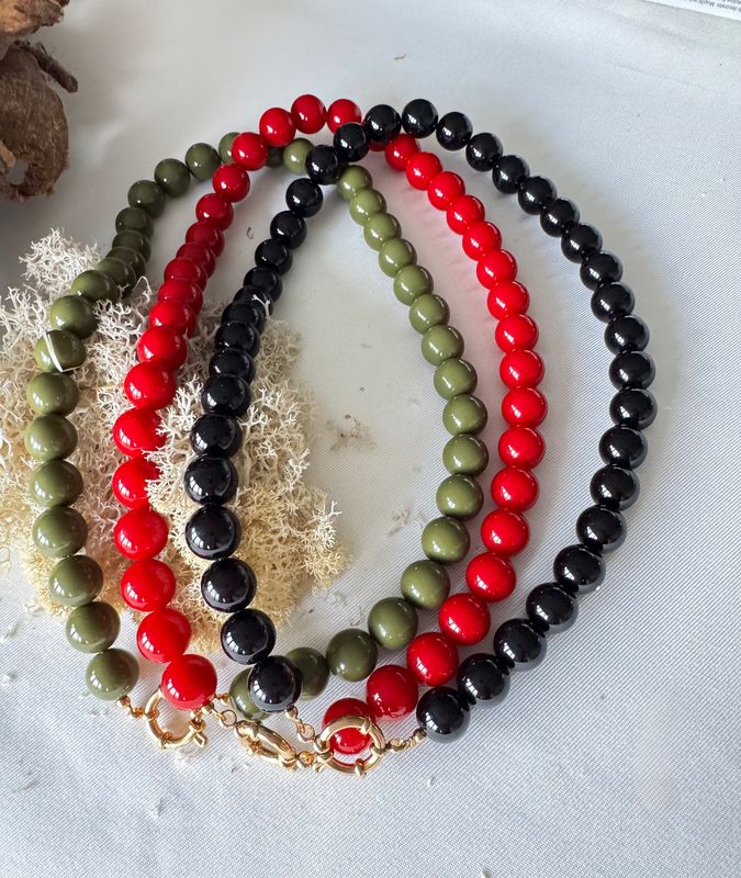 Halsketting | Kauwgomballen | Black