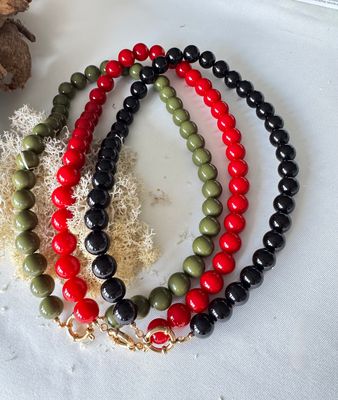 Halsketting | Kauwgomballen | Black