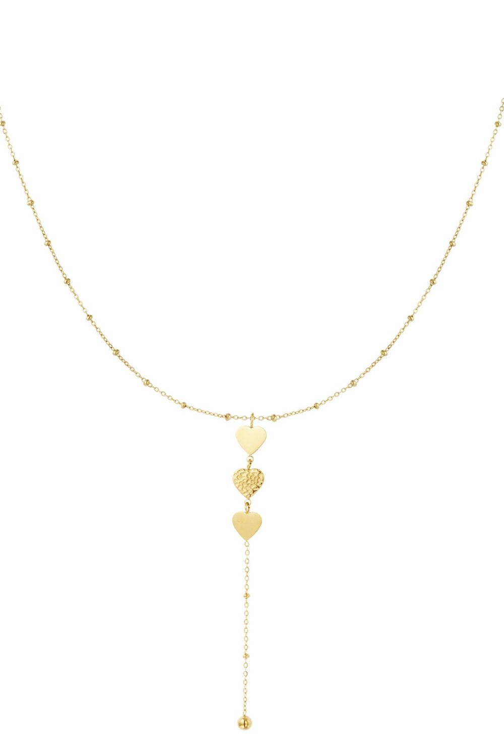 Halsketting | Forever yours | Goud | Stainless steel