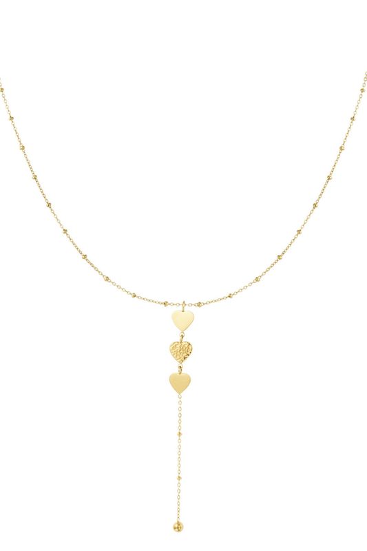 Halsketting | Forever yours | Goud | Stainless steel