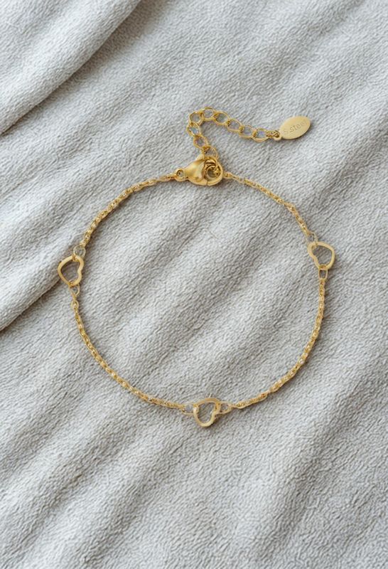 Armband | Hart casual | Goud | Stainless steel