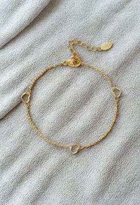 Armband | Hart casual | Goud | Stainless steel