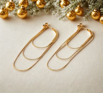 Oorbellen | Mara | Goud | Stainless steel