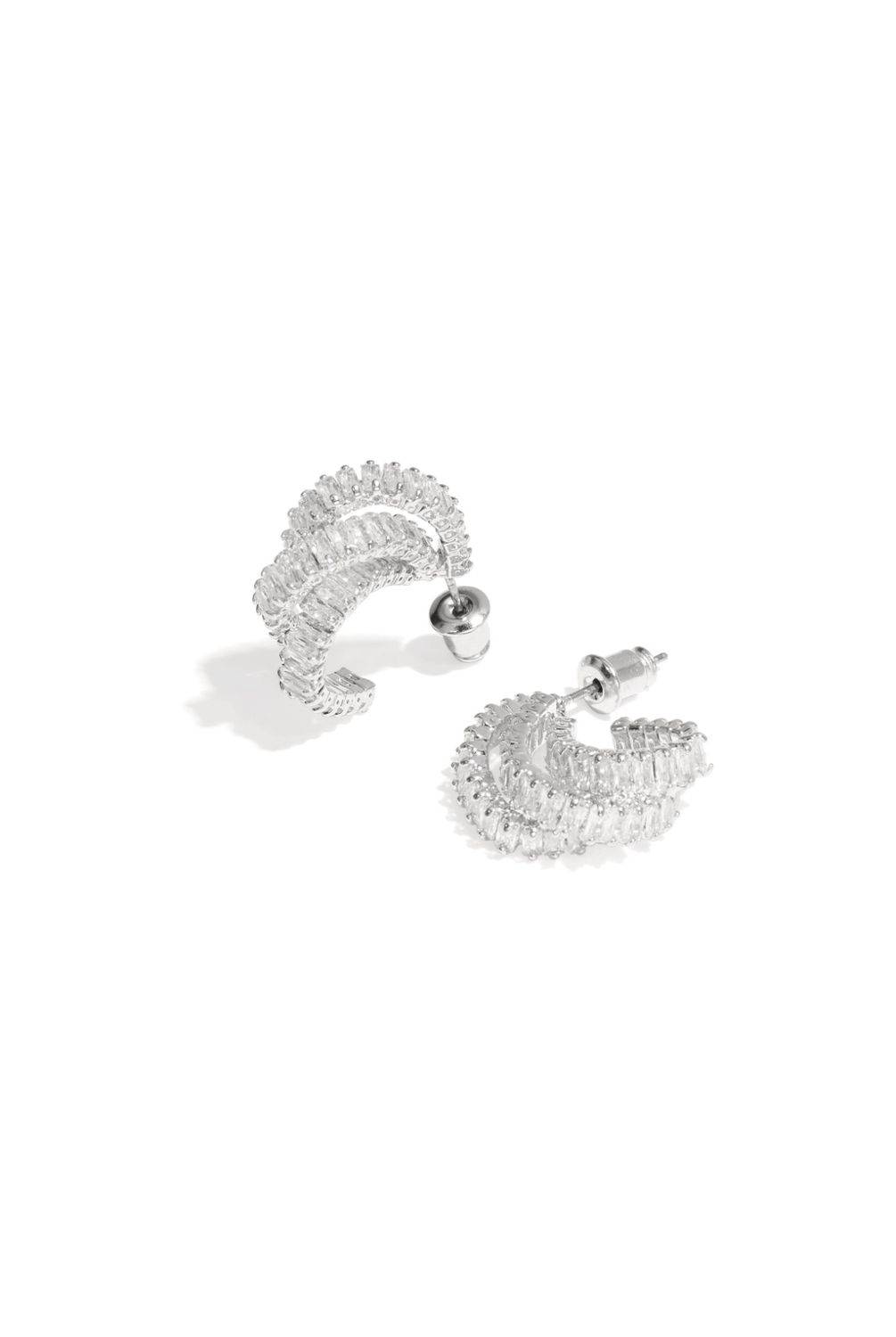 Oorbellen | Elegante kerst | Zilver | Koper