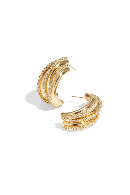 Oorbellen | Elegante Kerst | goud | Ijzer Oorbellen | Elegante Kerst | goud | Ijzer