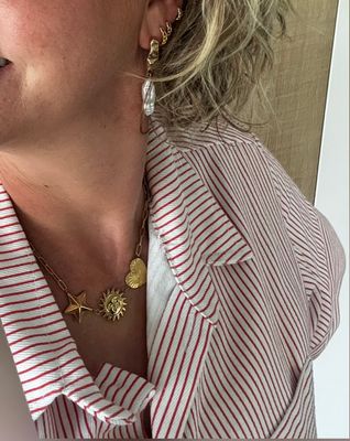 Bedelketting | Maxi Bedel | Goud | Stainless steel