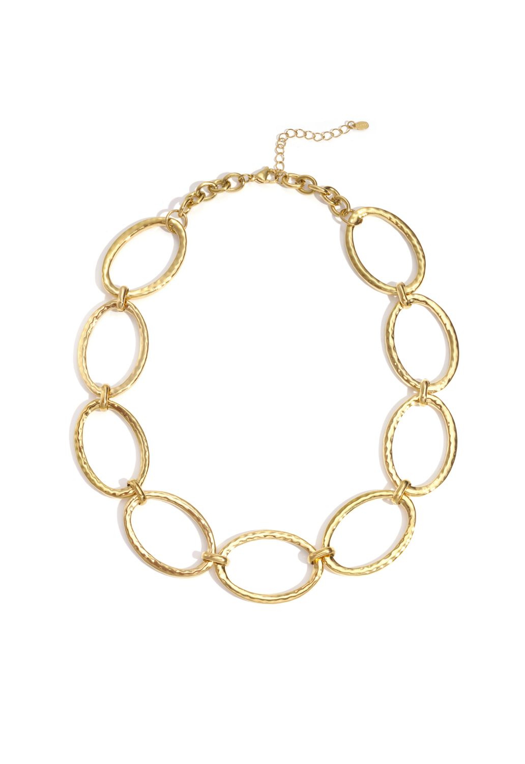 Halsketting | Ellora schakel | Goud | Stainless steel