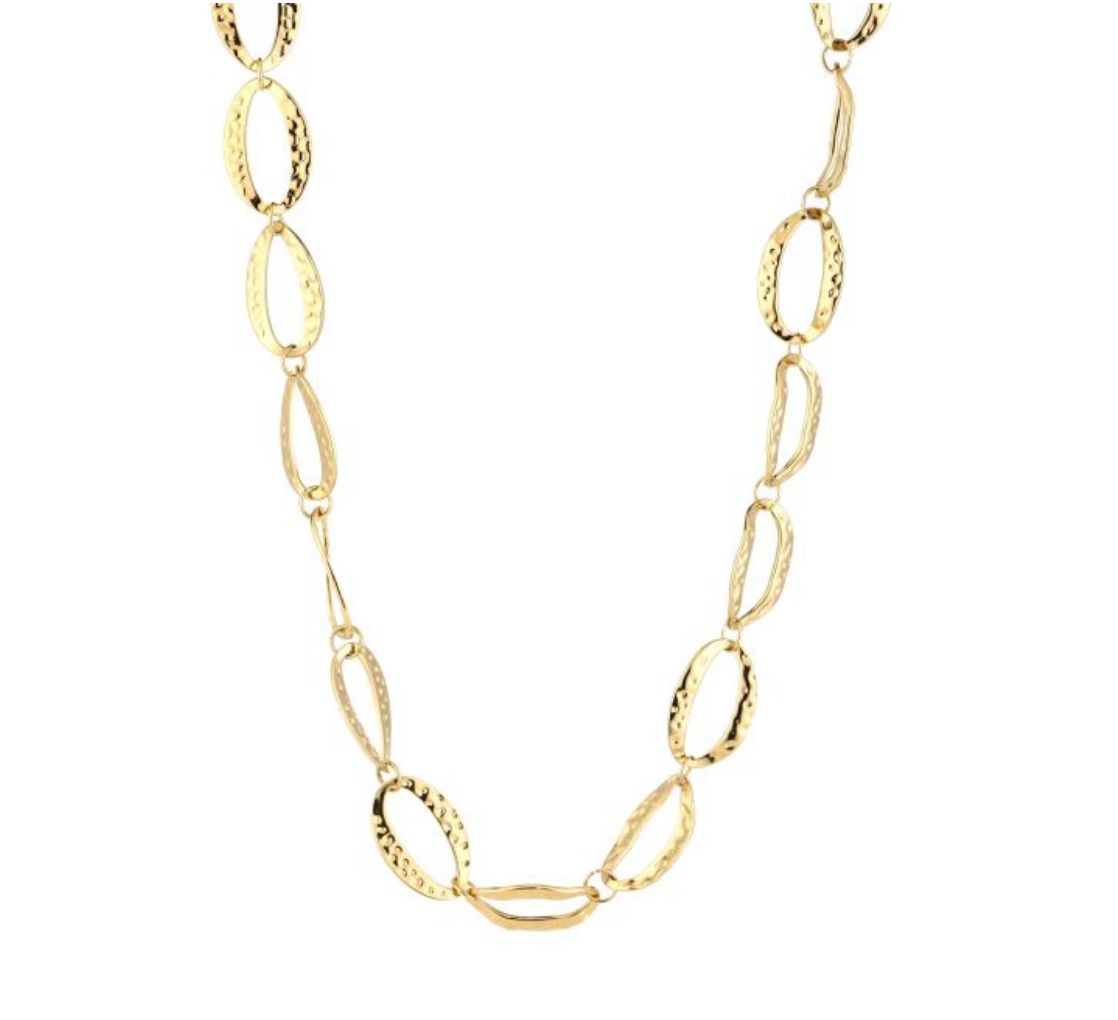 Ketting | Schakel | Goud | Stainless steel