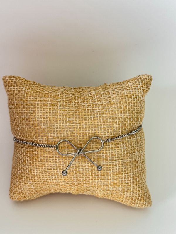 Armband | Strik | Zilver | Stainless steel